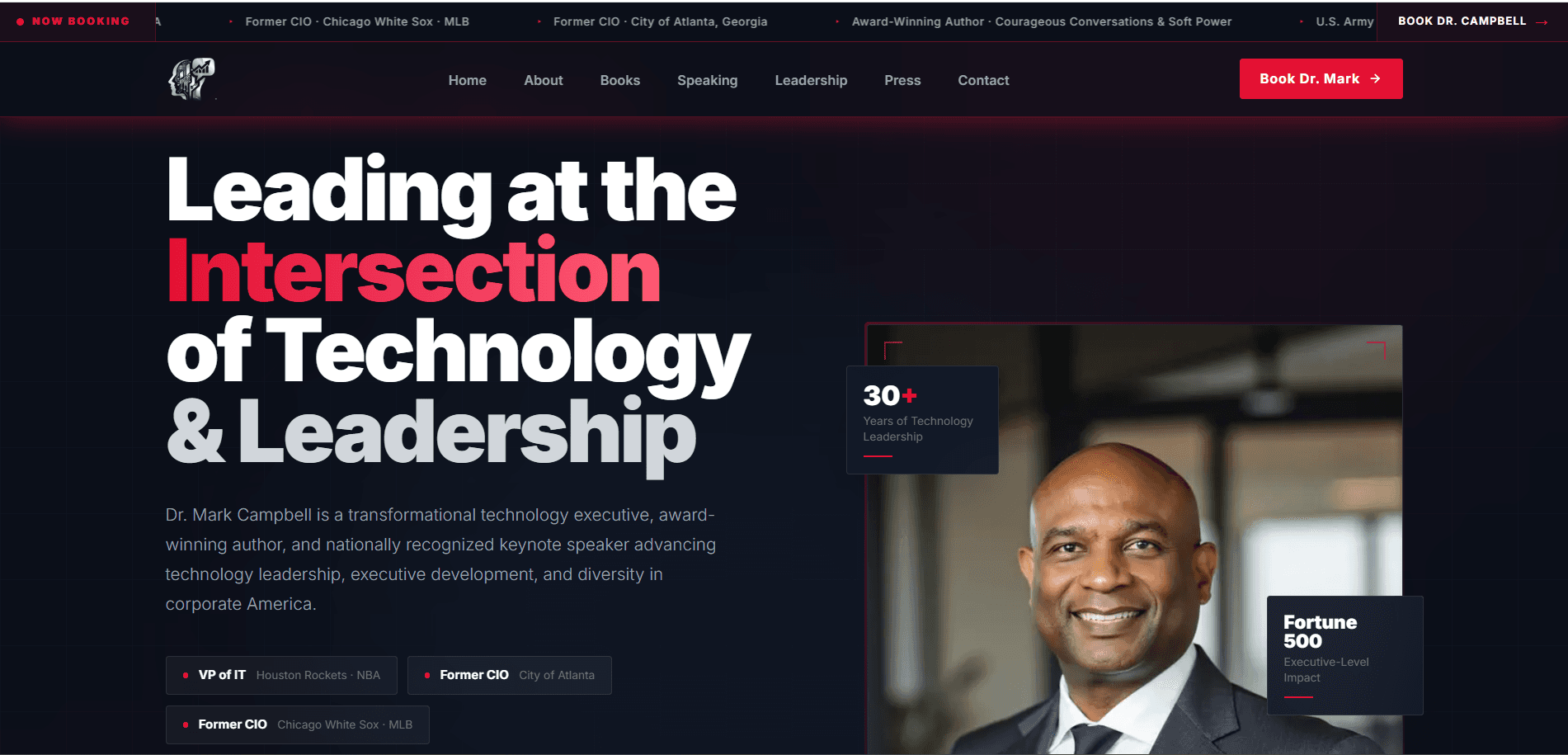 Screenshot of Dr. Mark Campbell, PhD