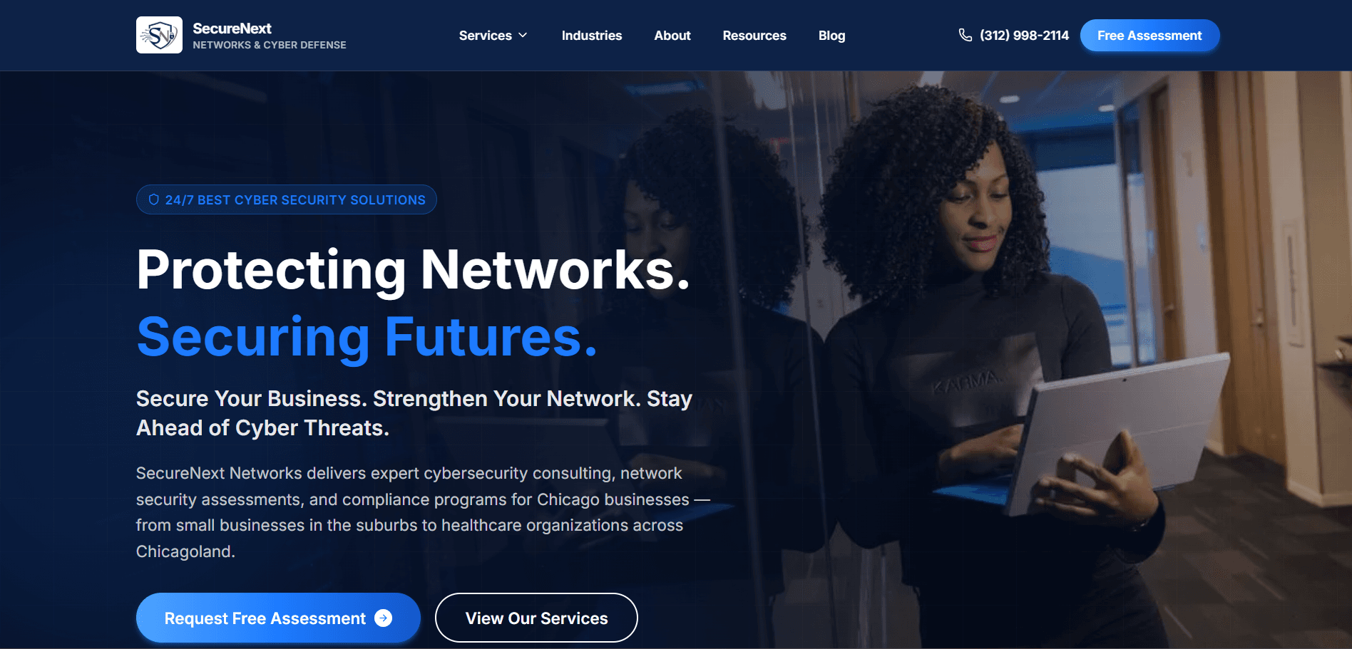 Screenshot of SecureNext Networks
